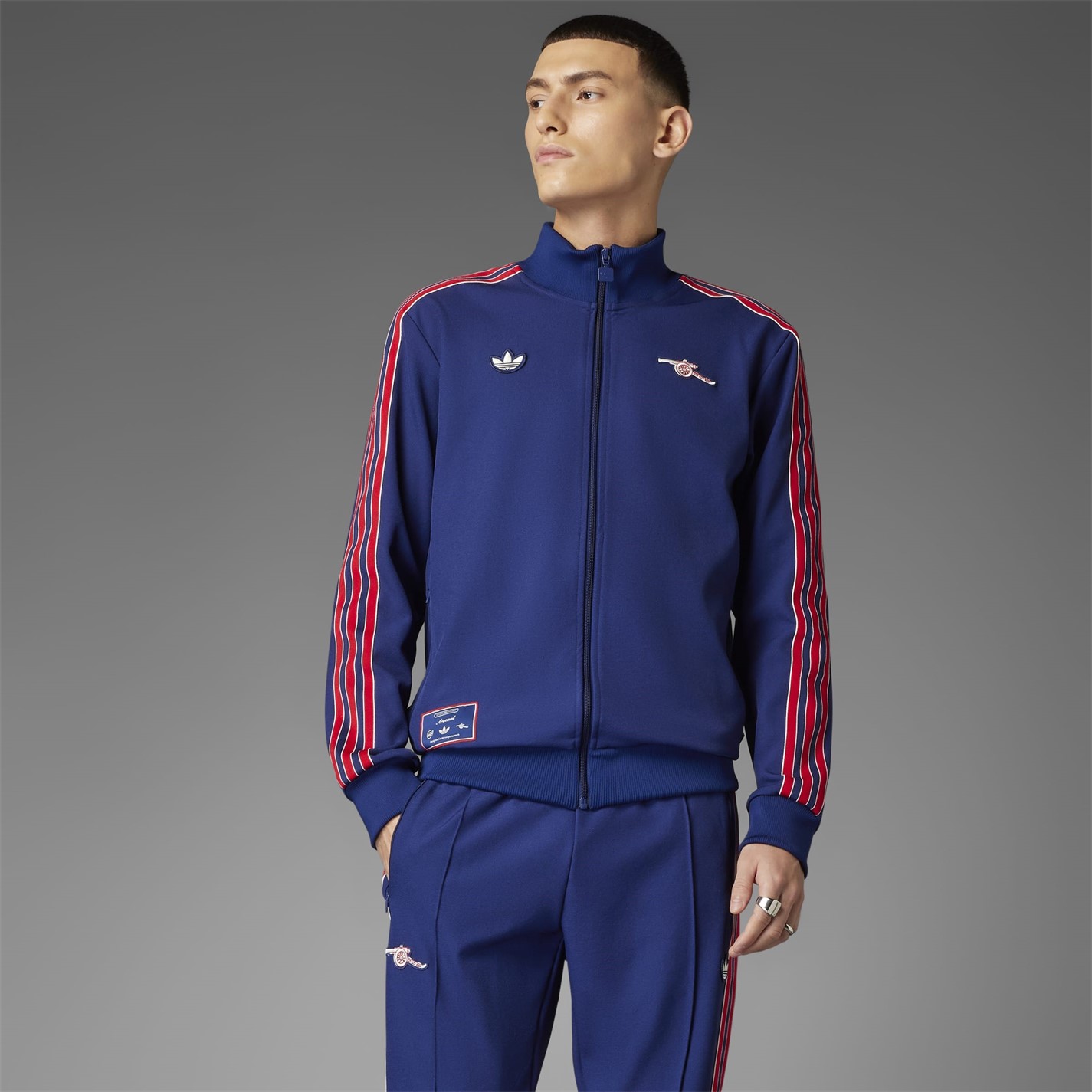 adidas Arsenal 2024 2025 Icon Retro Jacket Adults