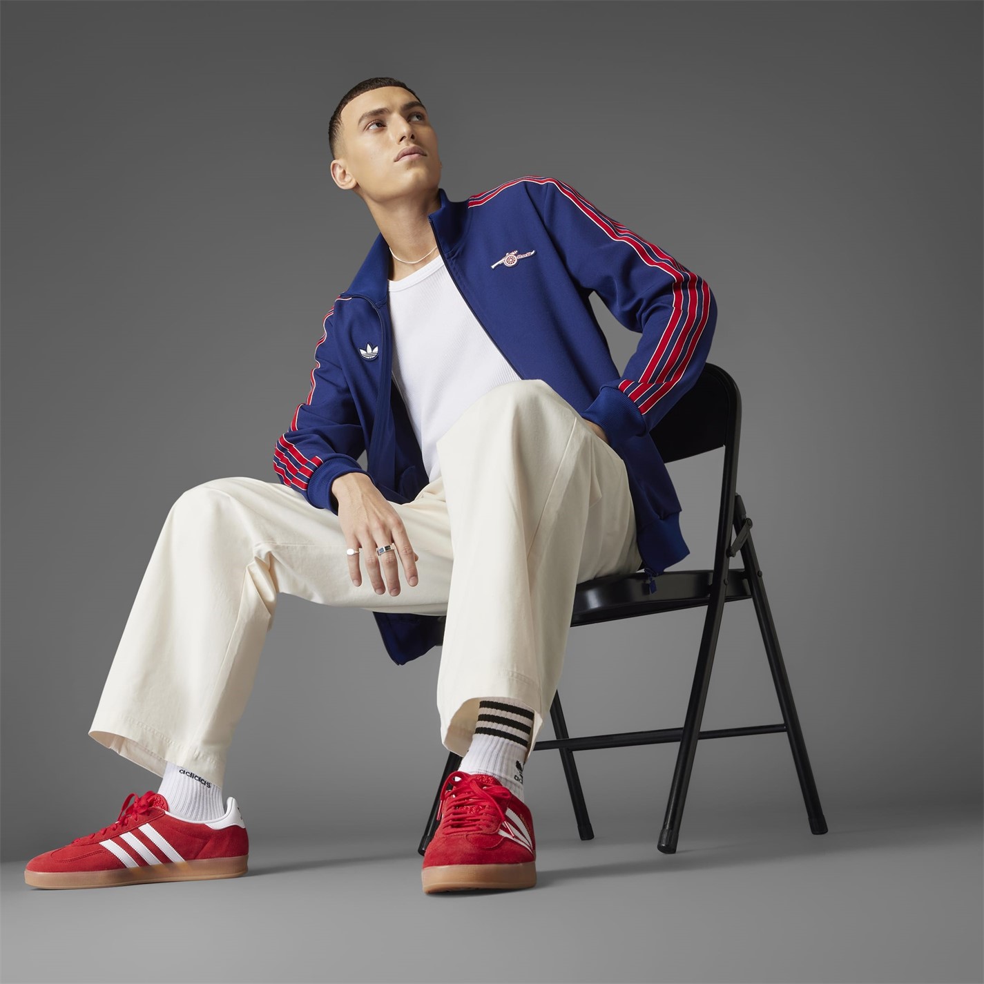 adidas Arsenal 2024 2025 Icon Retro Jacket Adults
