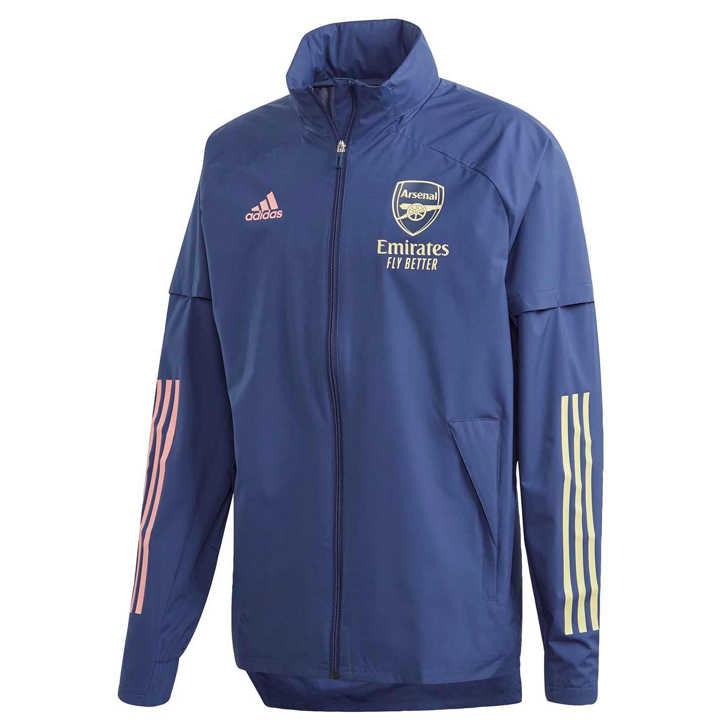 adidas Arsenal All Weather Jacket 2020 2021 Mens