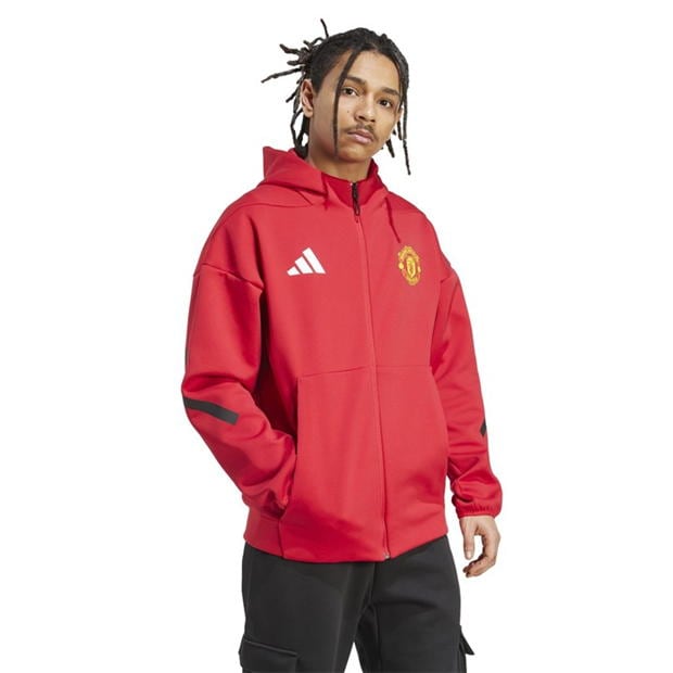 adidas Manchester United Anthem Jacket 2025 2026 Mens