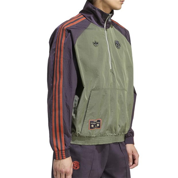 adidas Bayern Munich Originals Icon Half Zip Jacket Mens
