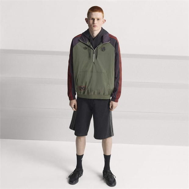 adidas Bayern Munich Originals Icon Half Zip Jacket Mens