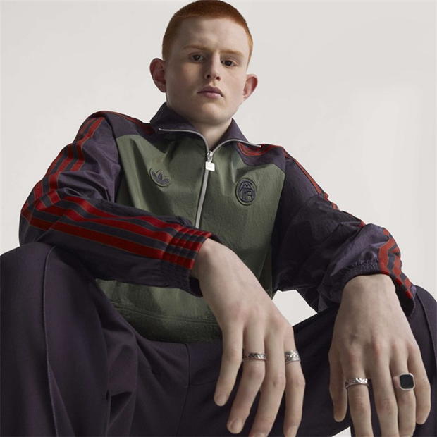 adidas Bayern Munich Originals Icon Half Zip Jacket Mens