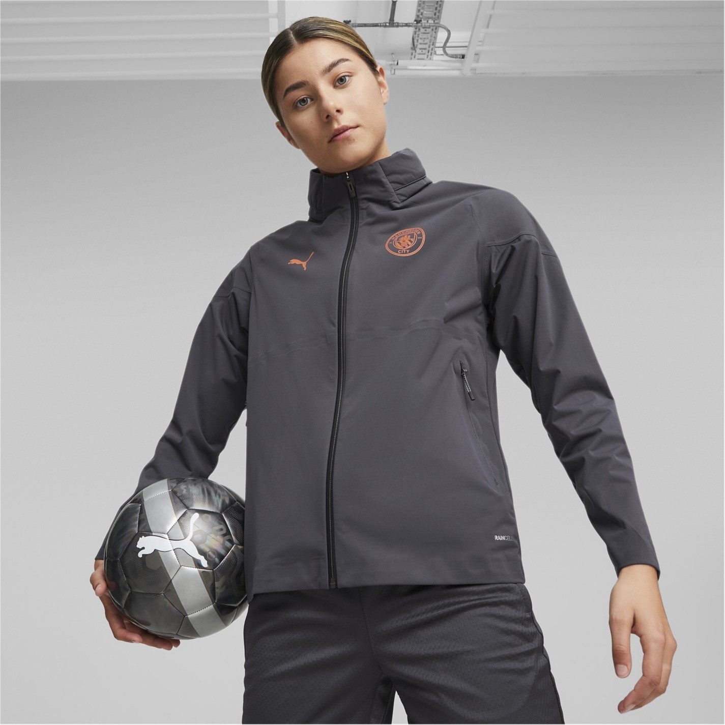 Puma Manchester City Training Pro Rain Jacket Womens