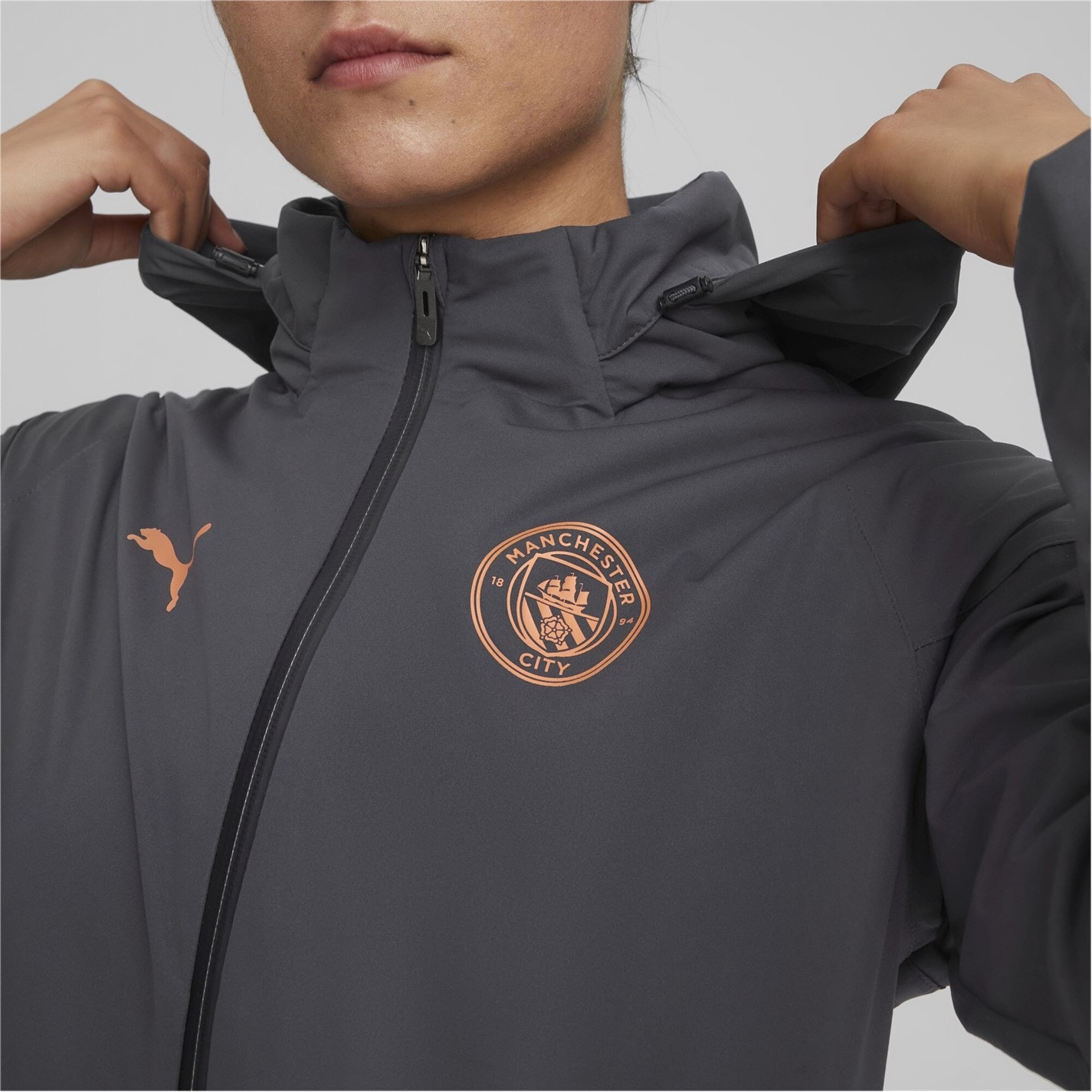 Puma Manchester City Training Pro Rain Jacket Womens