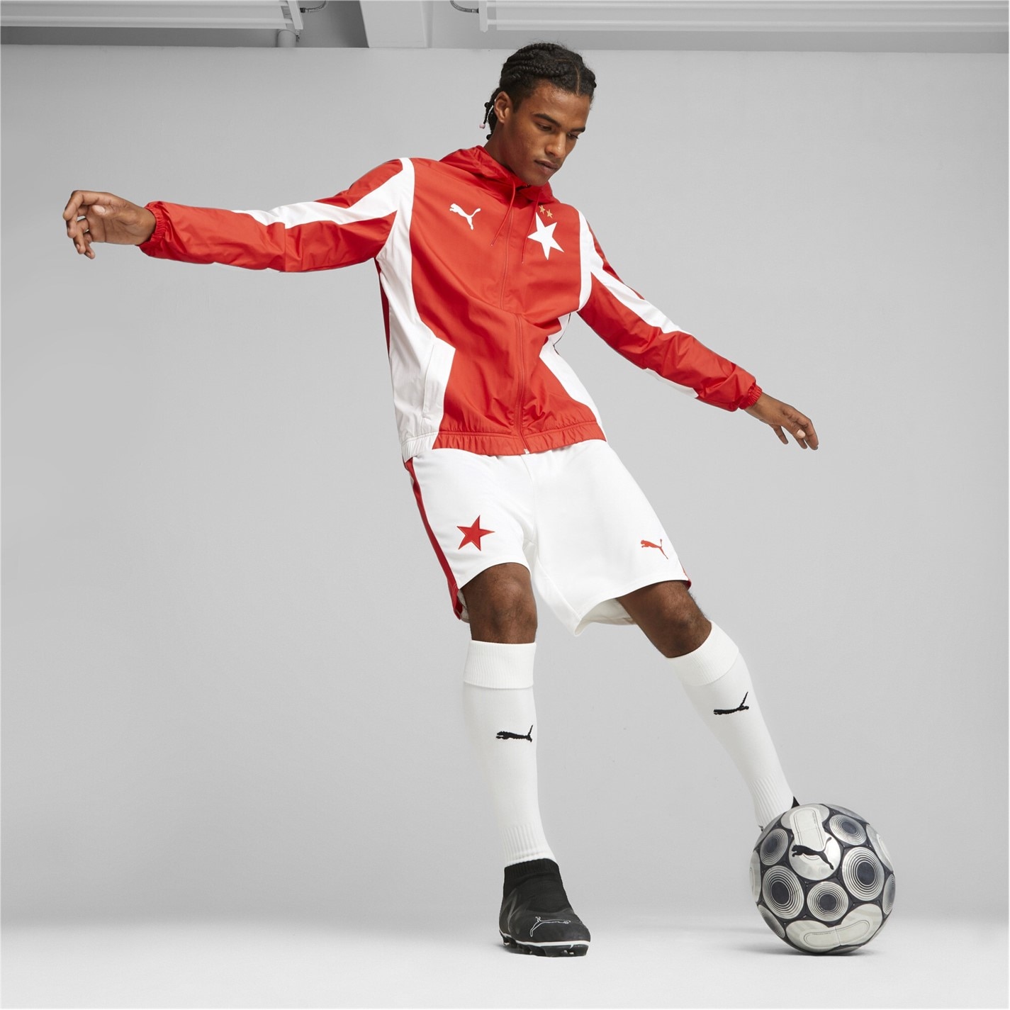 Puma Prague Match Woven Anthem Jacket 2023 2024 Adults