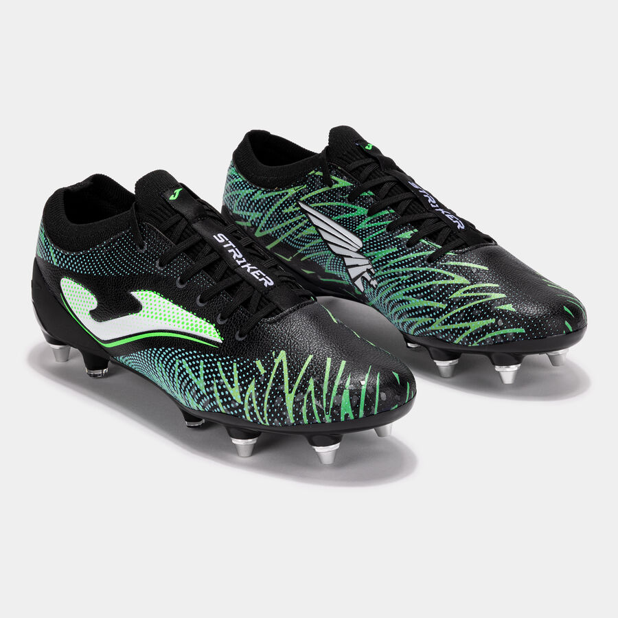 Striker Top 2501 Black Green Soft Ground