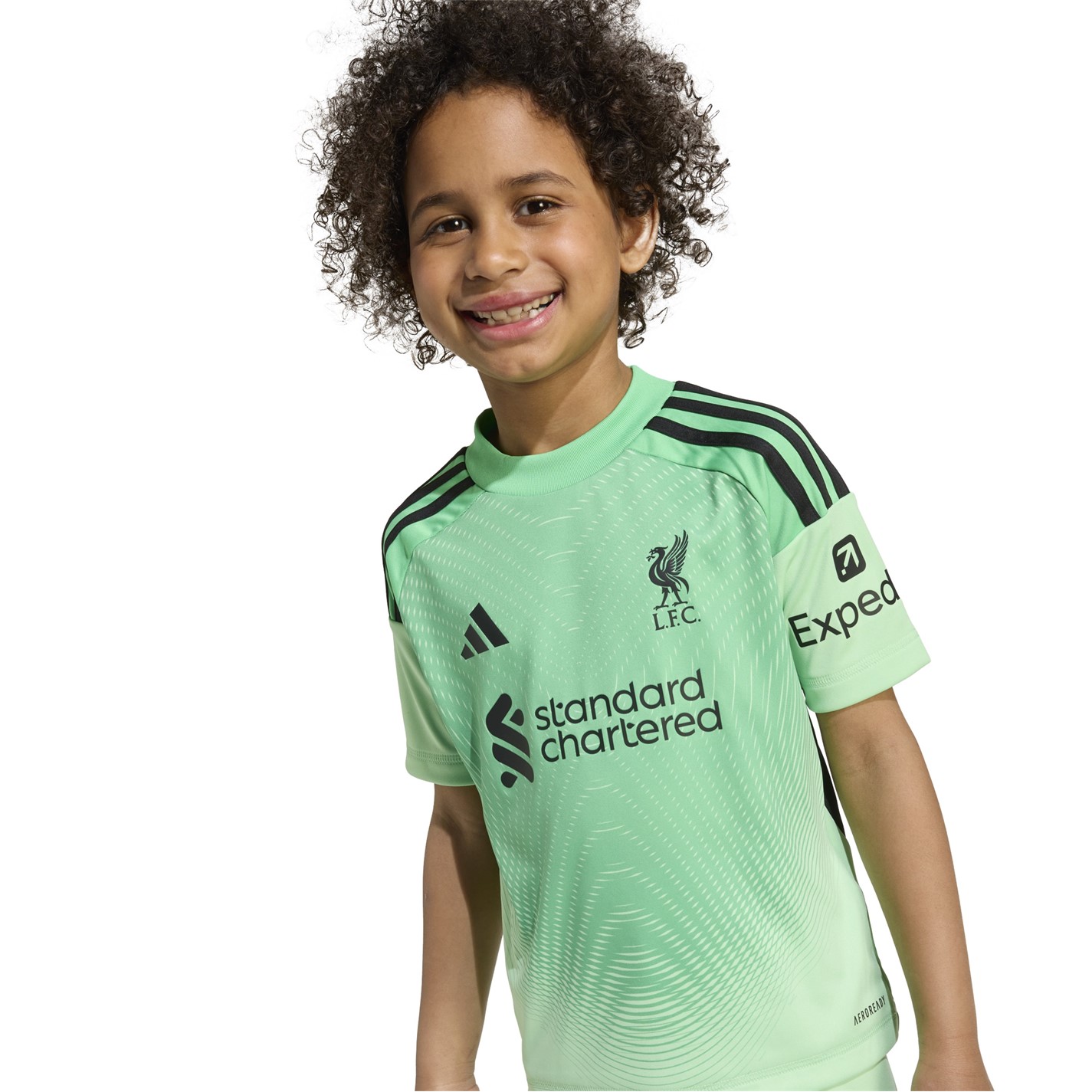 adidas Liverpool Home Goalkeeper Minikit 2025 2026 Infants