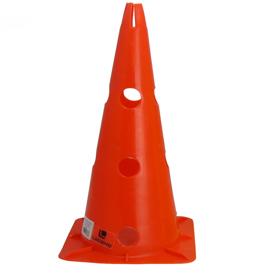 Legend cone with holes 38cm red
