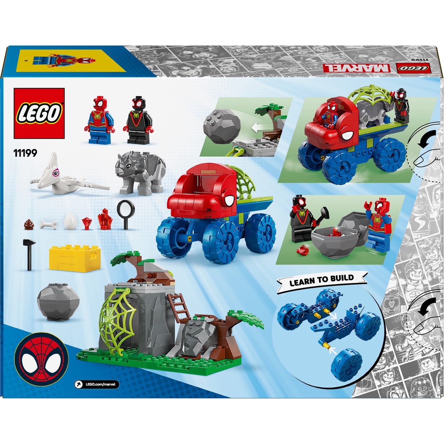 LEGO LEGO Marvel 11199 Spidey And His Amazing Friends Team Spidey Dino Crawler Rescue