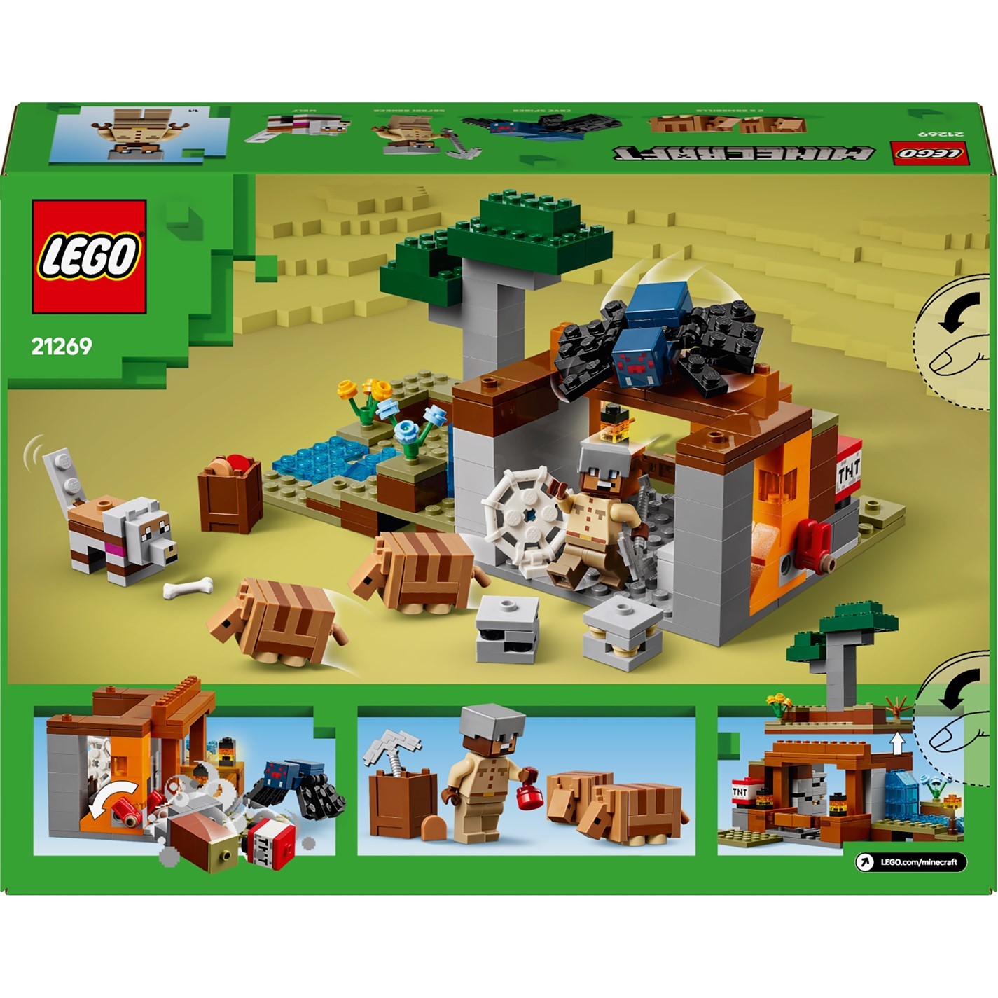LEGO LEGO Minecraft The Armadillo Mine Expedition 21269