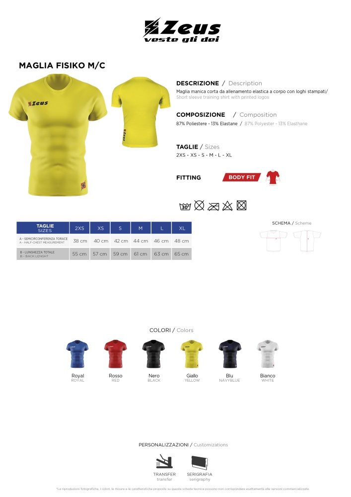 MAGLIA FISIKO M/C