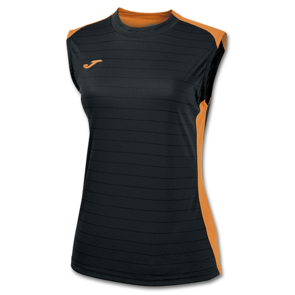 Tricouri Volley Black-orange Sleeveless Joma