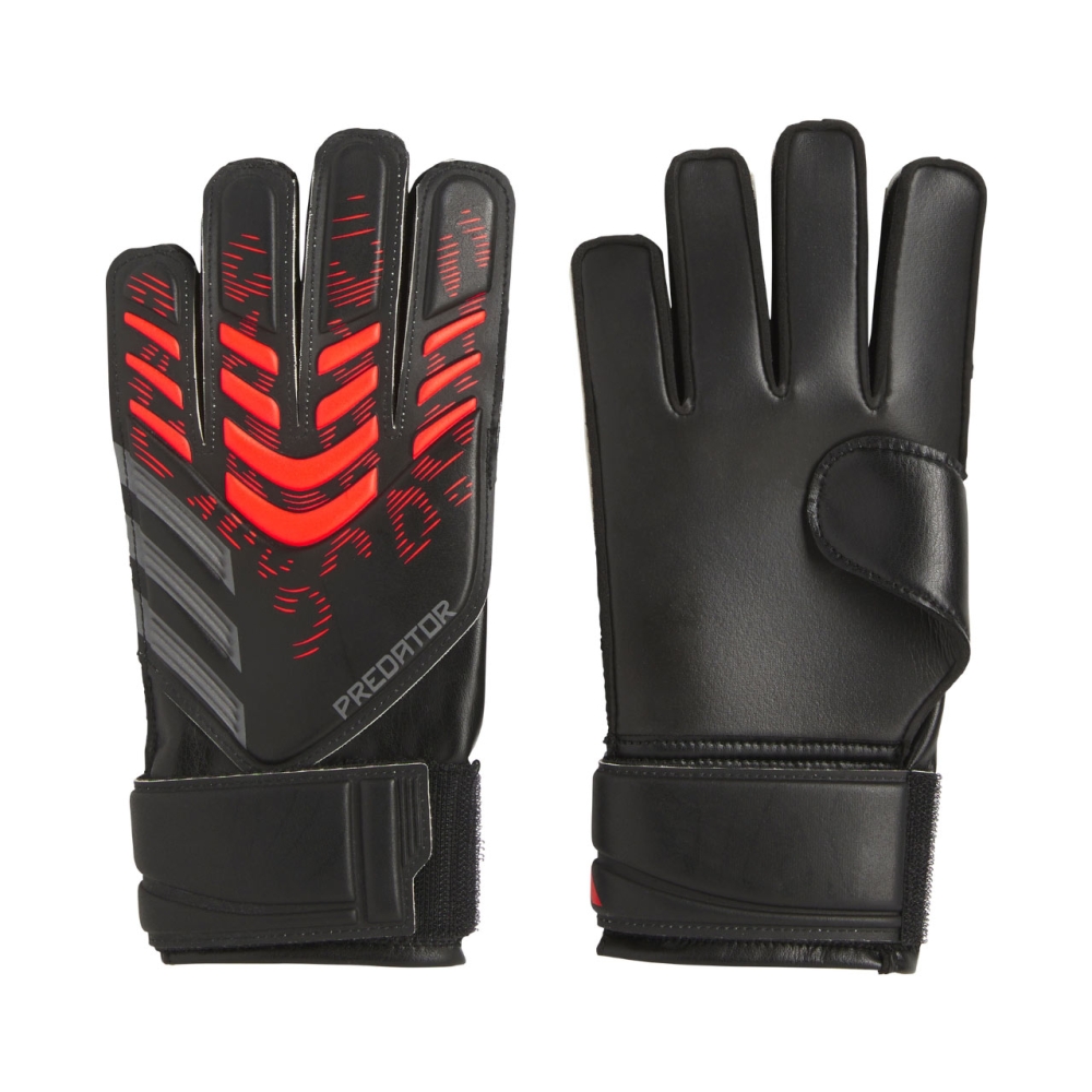 Goalkeeper gloves adidas Predator Training Goalkeeper black and red JM6826