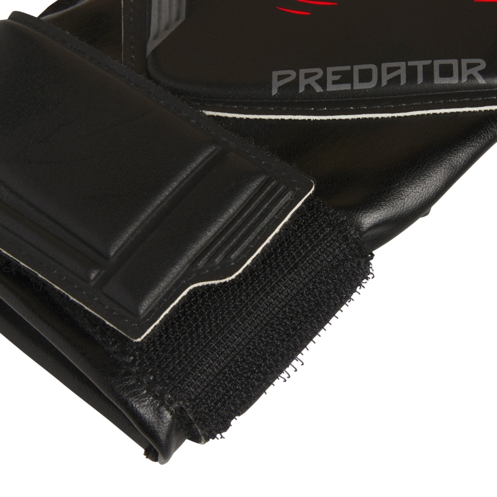 Goalkeeper gloves adidas Predator Training Goalkeeper black and red JM6826