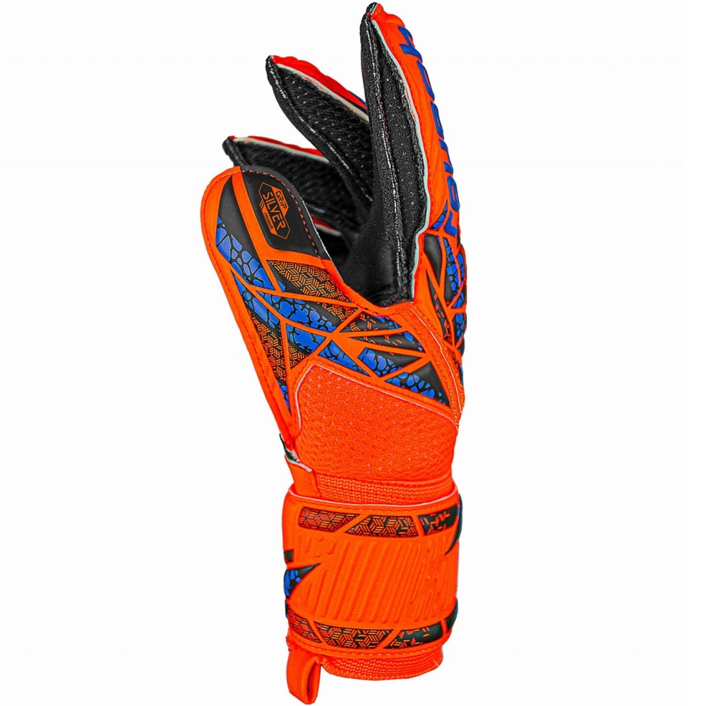 Reusch Attrakt Silver Junior goalkeeper gloves orange 5472215 2211
