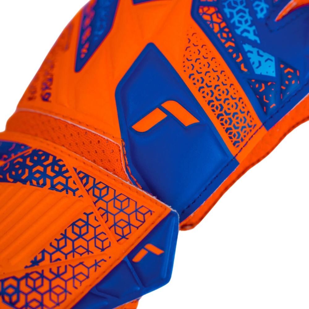 Reusch Attrakt Solid Junior Goalkeeper Gloves Orange-Blue 5572515 2290
