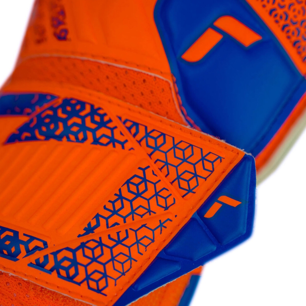 Reusch Attrakt Solid Junior Goalkeeper Gloves Orange-Blue 5572515 2290