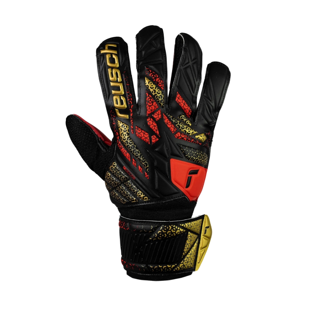 Reusch Attrakt Solid Goalkeeper Gloves Red-Black 5570515 7075