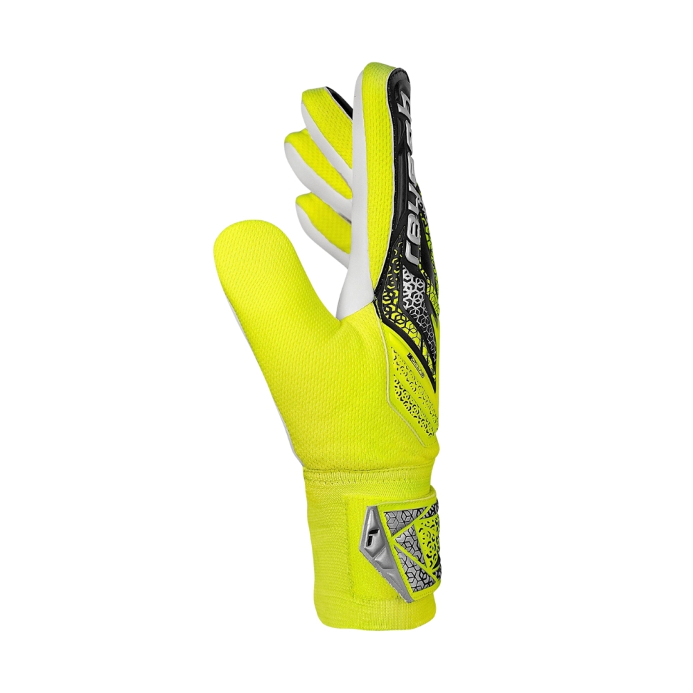Reusch Attrakt Starter Solid Junior goalkeeper gloves yellow-black 5572514 2014