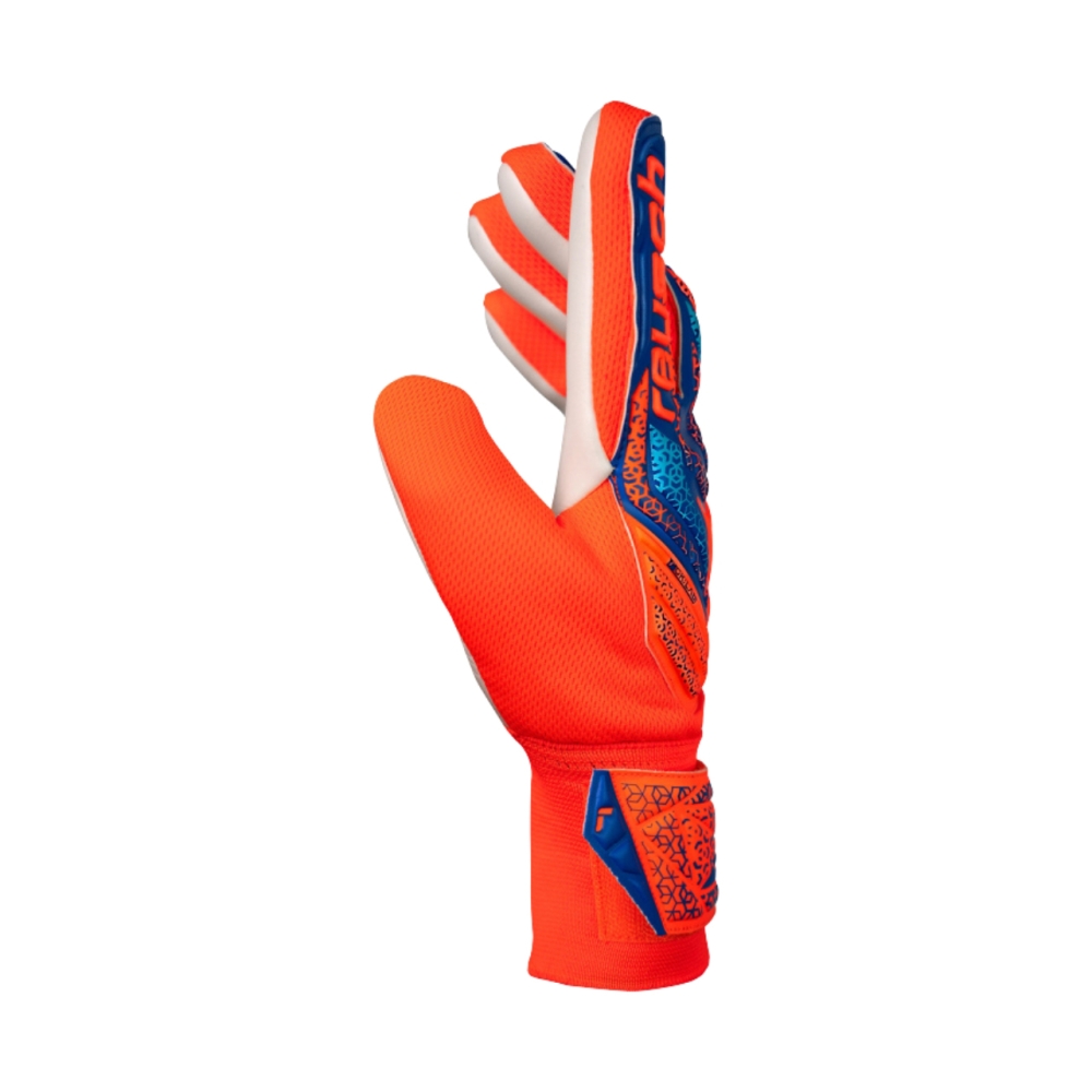 Reusch Attrakt Starter Solid Junior orange-blue goalkeeper gloves 5572514 2290