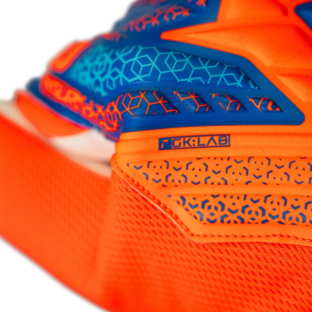 Reusch Attrakt Starter Solid Junior orange-blue goalkeeper gloves 5572514 2290