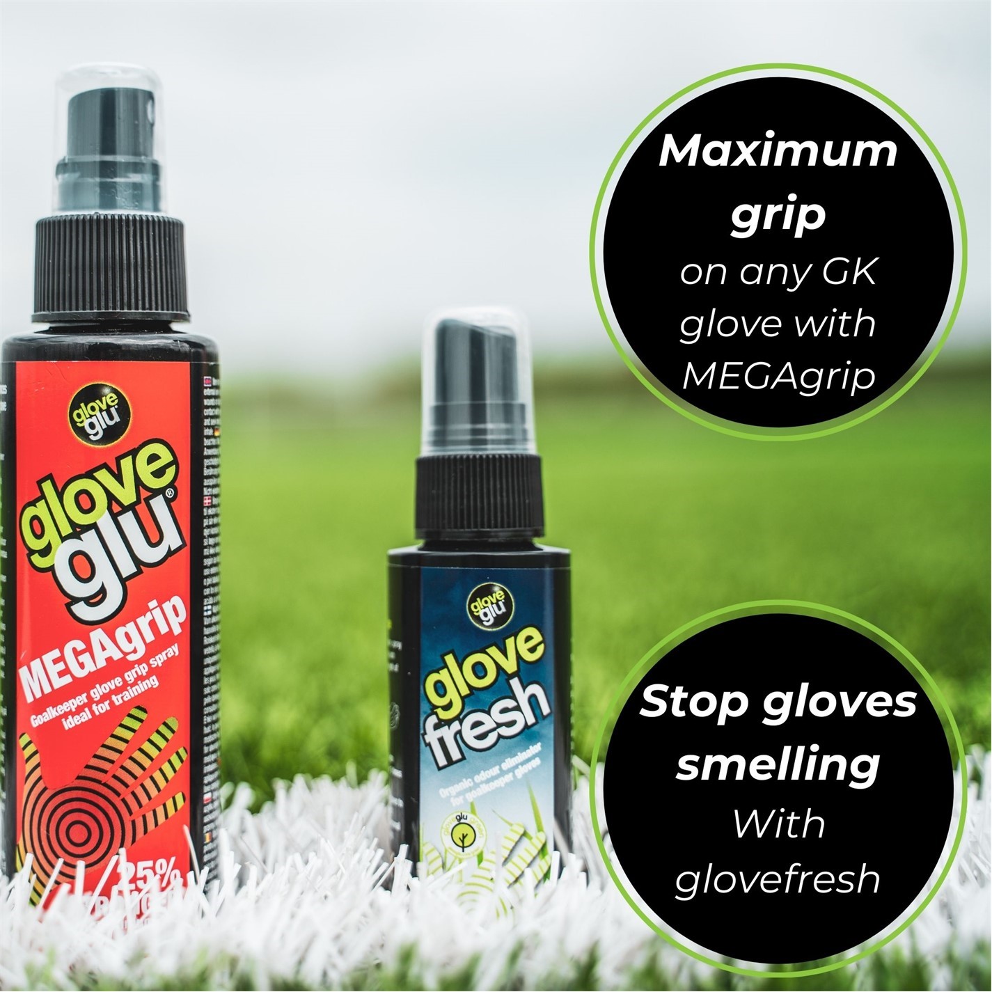 Glove Glu Grip n Fresh Goalkeeper Glove Kit