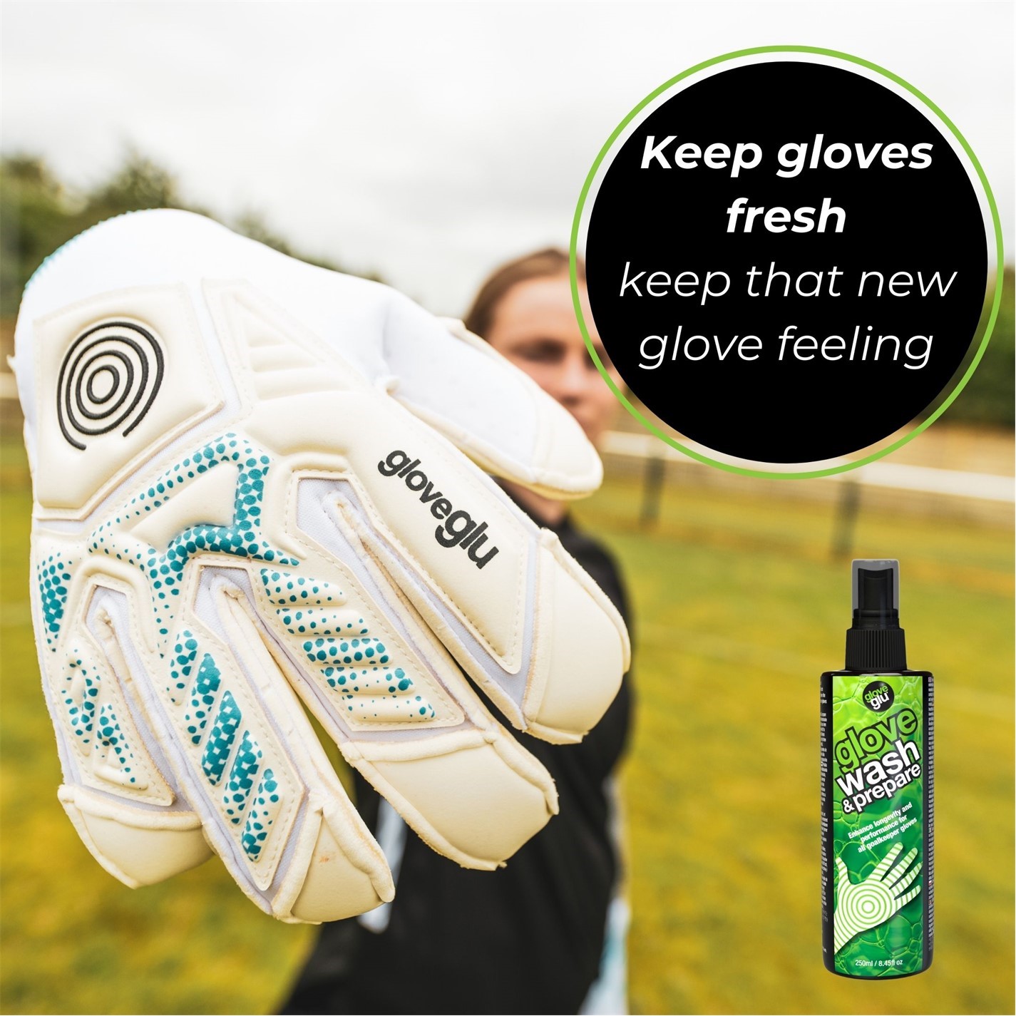 Glove Glu Wash and Prepare Goalkeeper Glove Wash