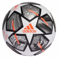 Adidas Finale 21 soccer ball 20th Anniversary UCL League white-silver-orange-black GK3468 adidas teamwear