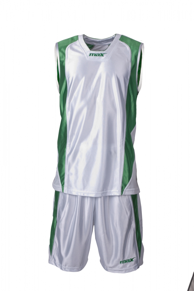 Set baschet Nairobi Bianco Verde Max Sport pentru baschet