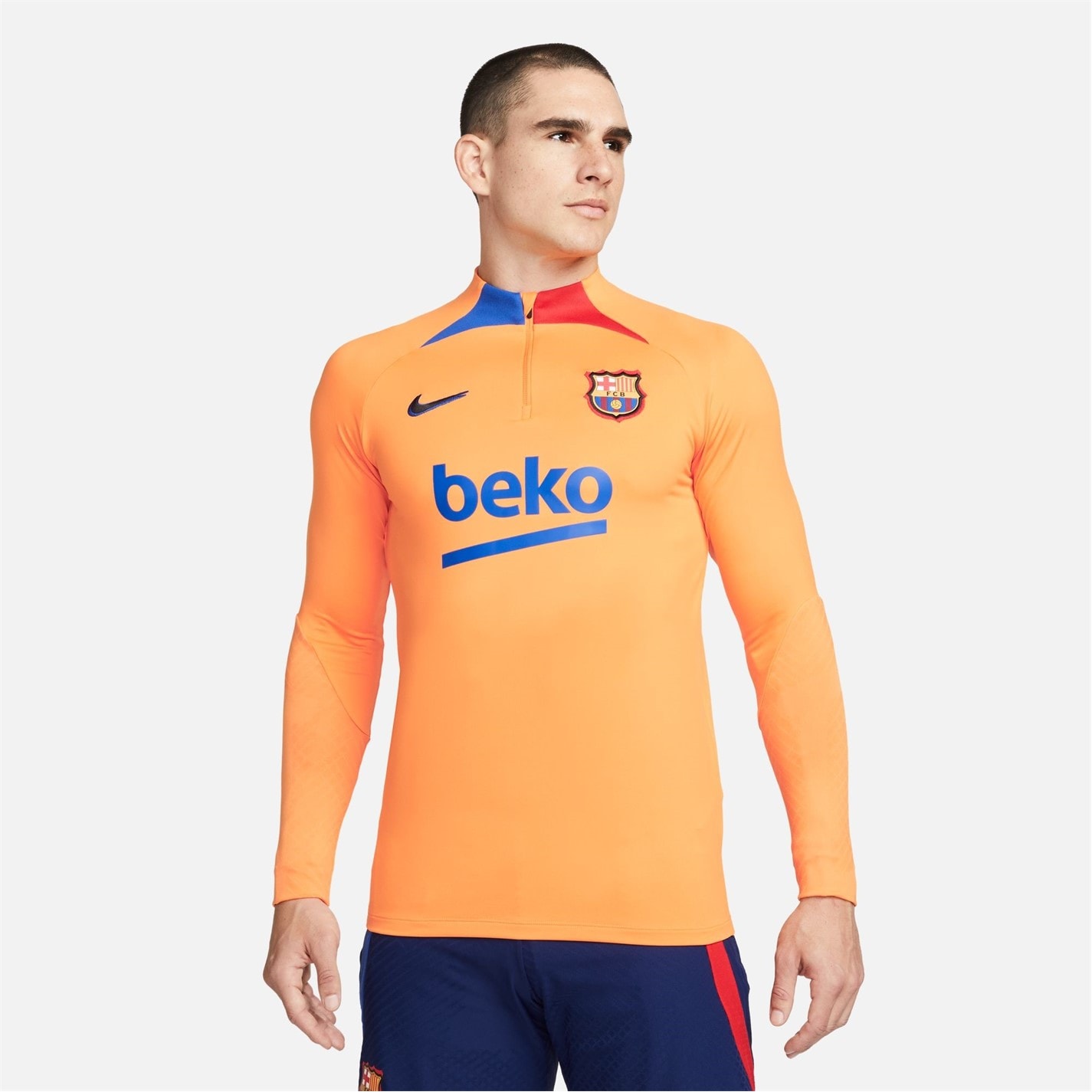 Nike Barcelona Strike Drill Top Mens