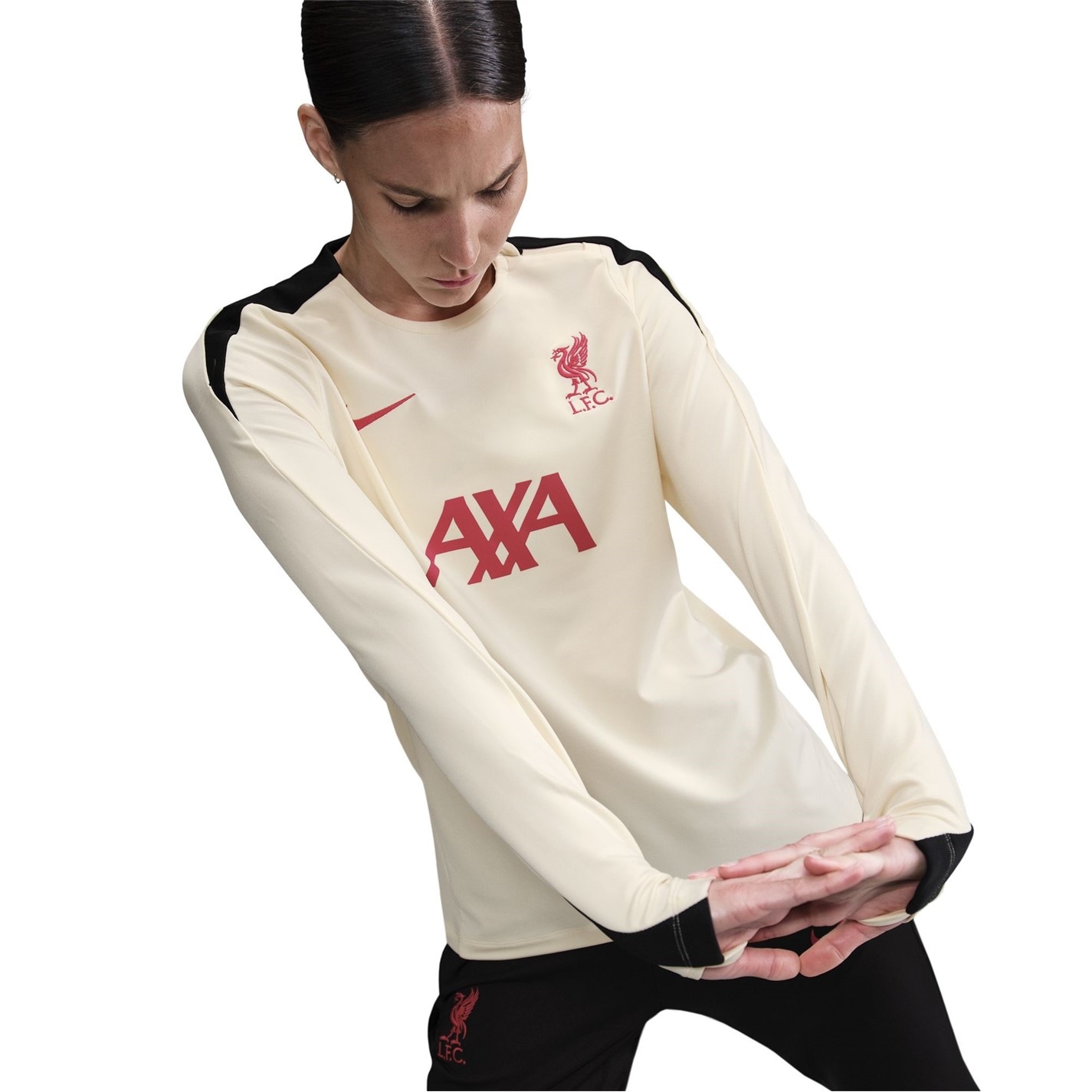 Nike Liverpool Strike Crew Neck Top 2025 2026 Womens