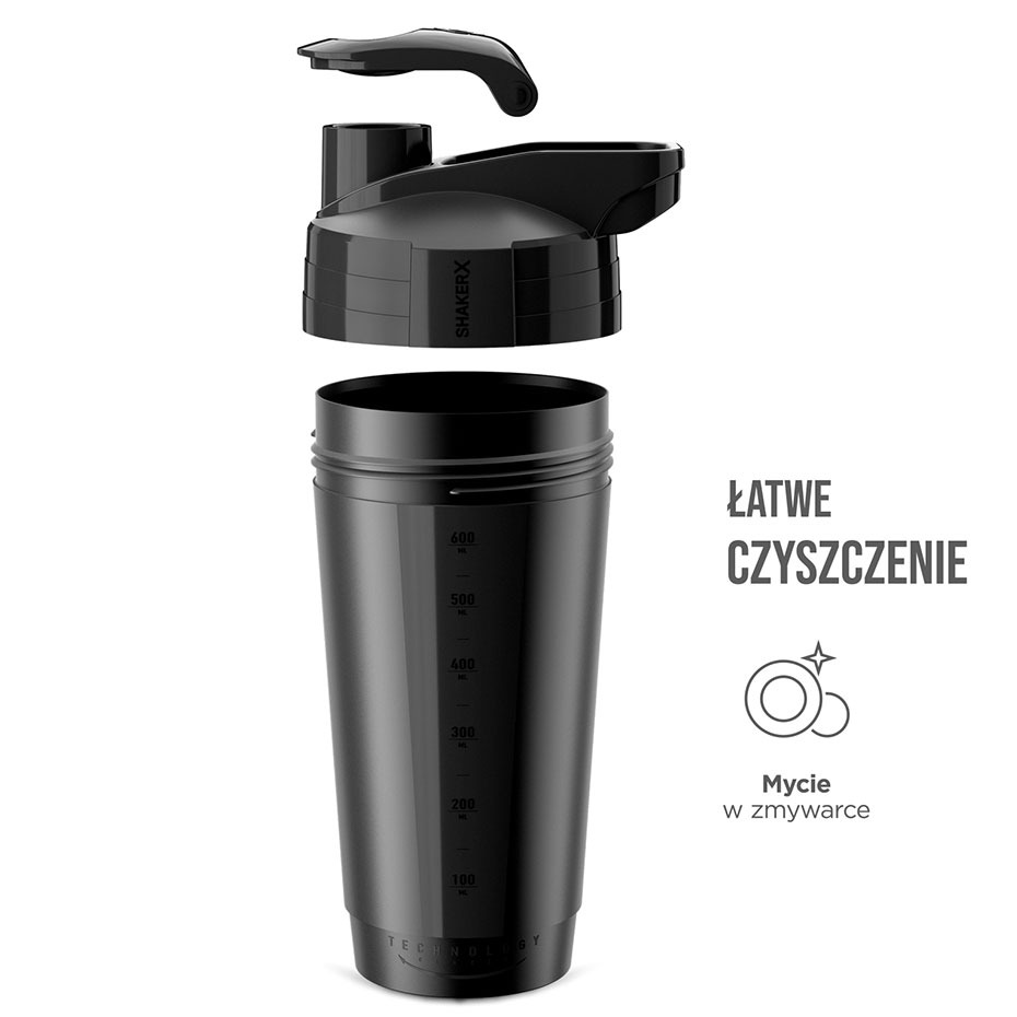 NO10
shaker bottle 600 ml black