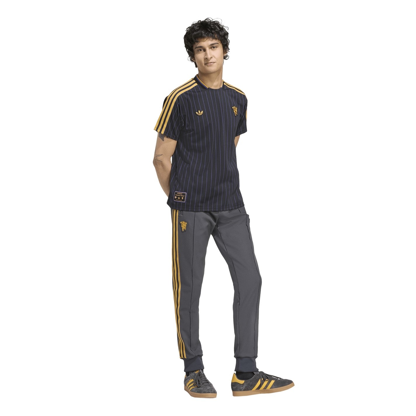 adidas Manchester United Icons Tracksuit Bottoms Mens