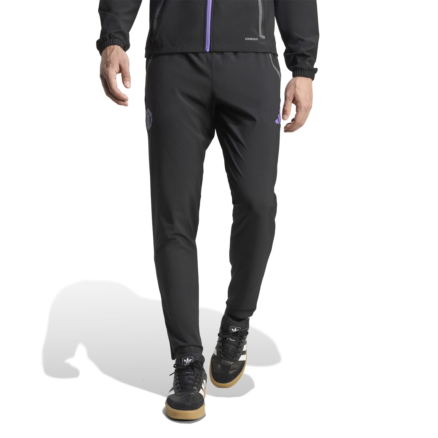adidas Manchester United Travel Tracksuit Bottoms 2025 2026 Mens