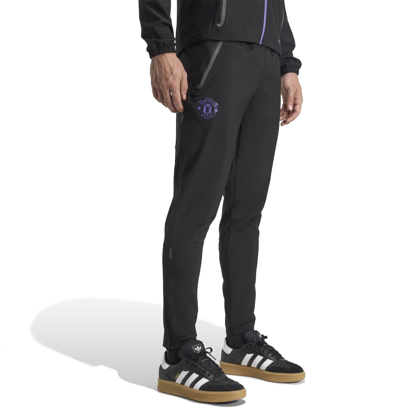 adidas Manchester United Travel Tracksuit Bottoms 2025 2026 Mens