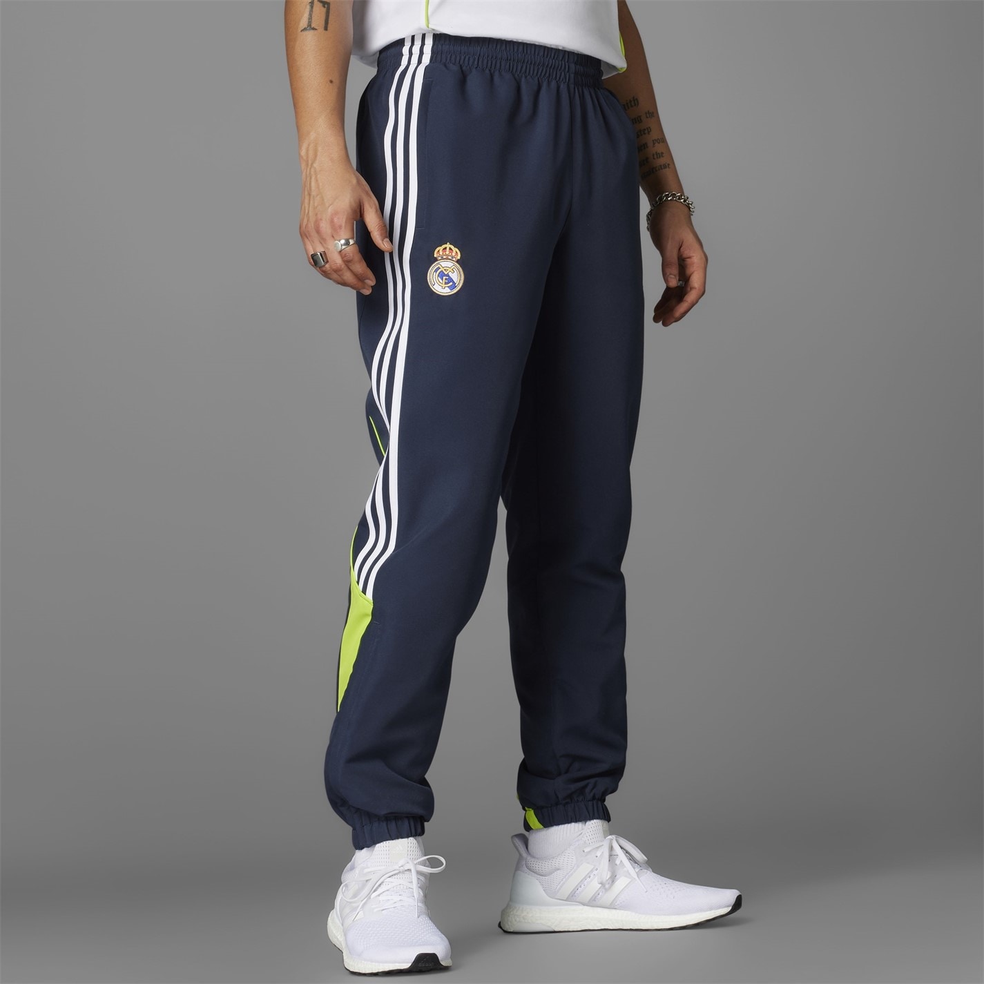 adidas Real Madrid UBP Tracksuit Bottoms Adults