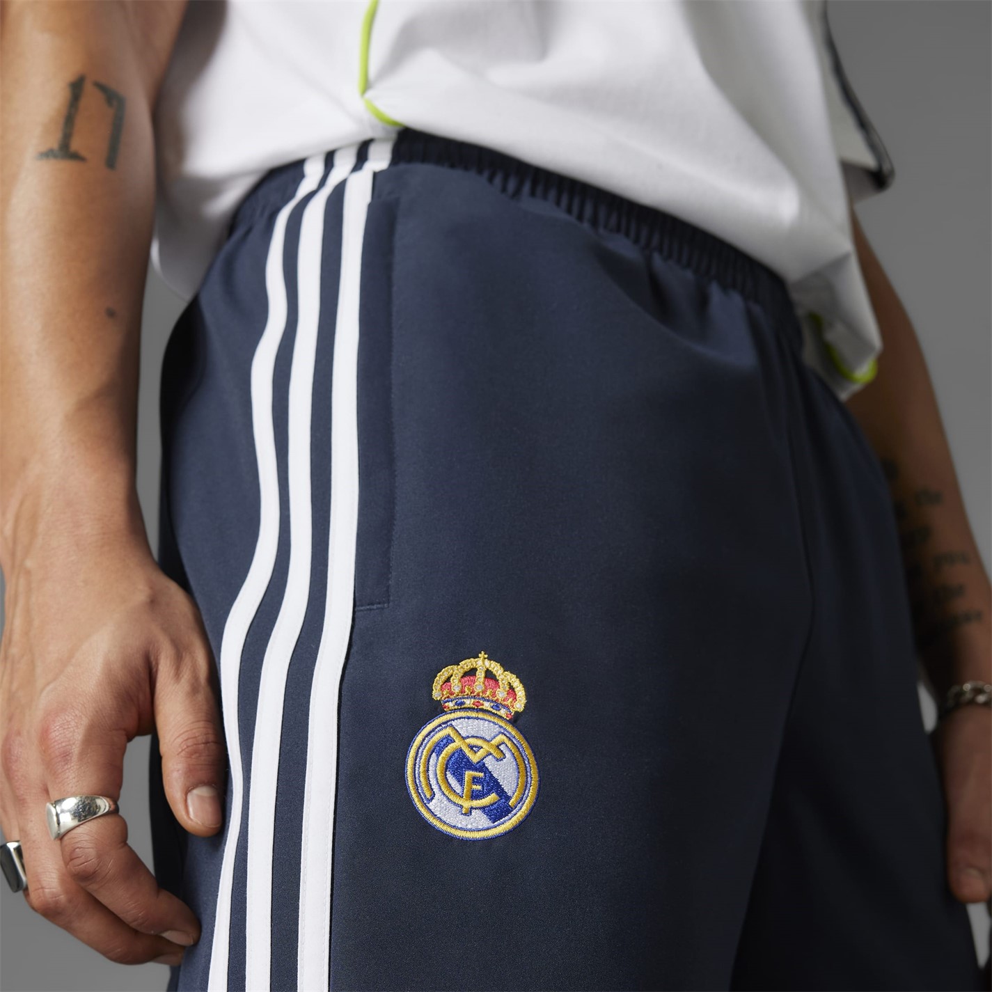adidas Real Madrid UBP Tracksuit Bottoms Adults