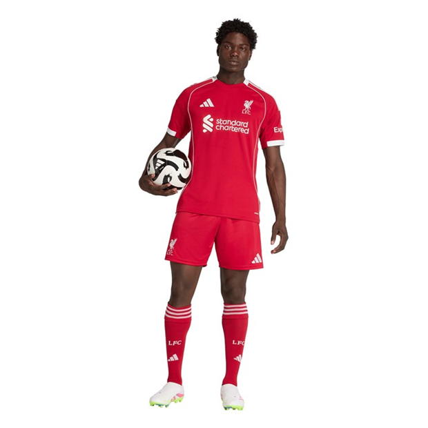 adidas Liverpool Home Shorts 2025 2026 Adults