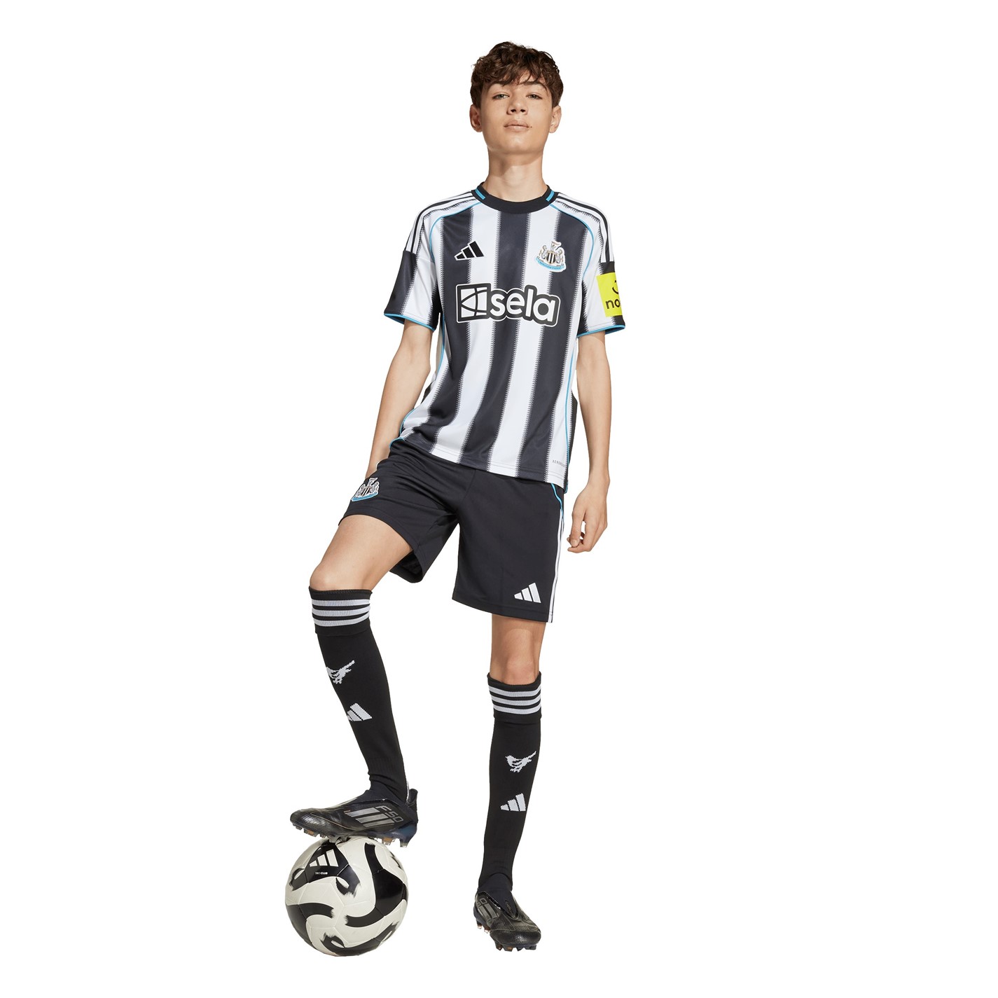 adidas Newcastle United Home Shorts 2025 2026 Juniors