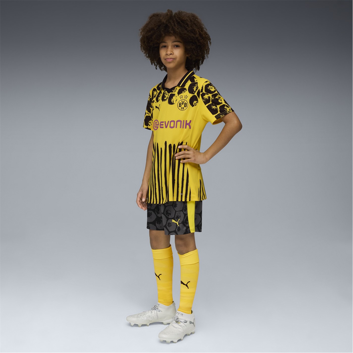 Puma Borussia Dortmund Club World Cup Home Shorts 2025 2026 Juniors