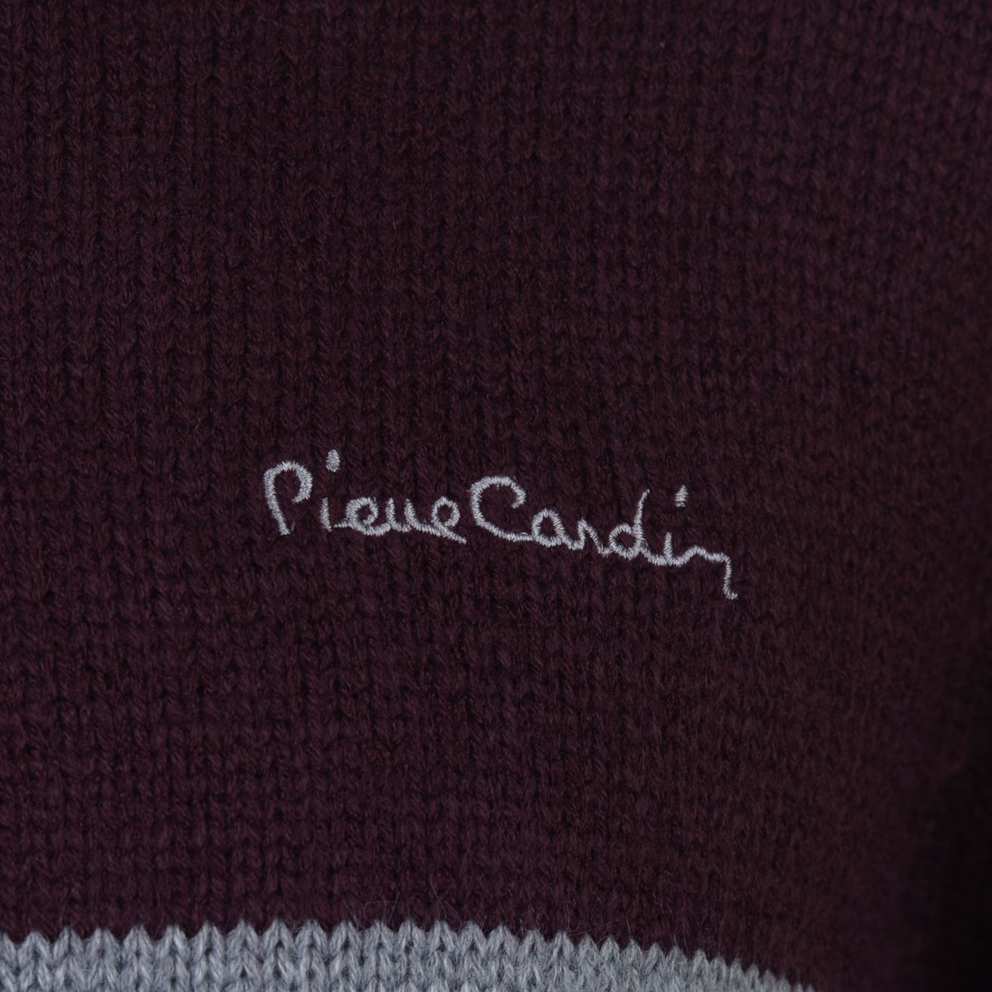 Pierre Cardin Quarter Zip Striped Knit pentru Barbati