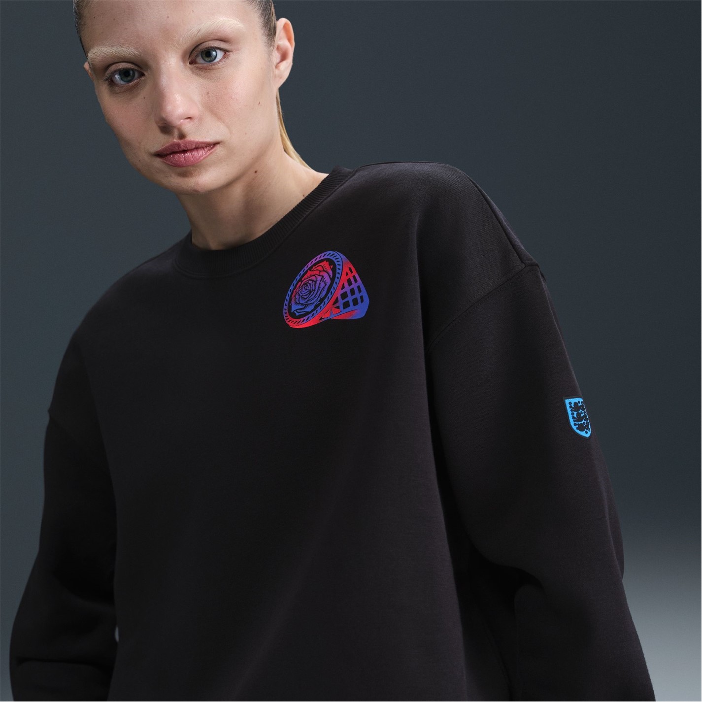 Nike England Phoenix Fleece Crew Sweater Womens