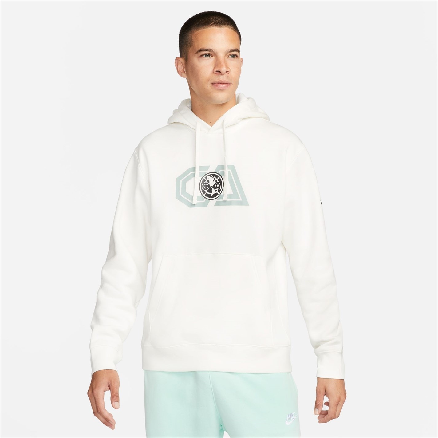 Nike Club America Fleece Mens Pullover Hoodie