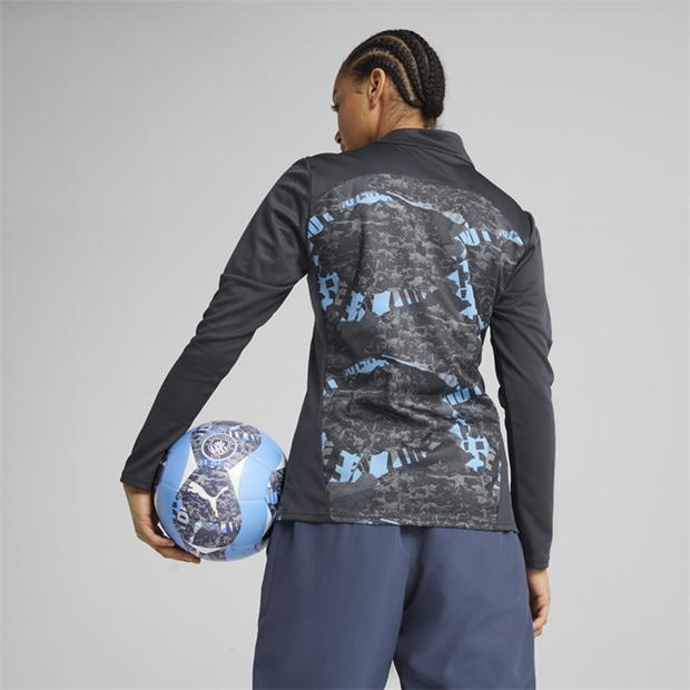 Puma Manchester City Pre-Match Quarter-Zip Top 2024 2025 Womens