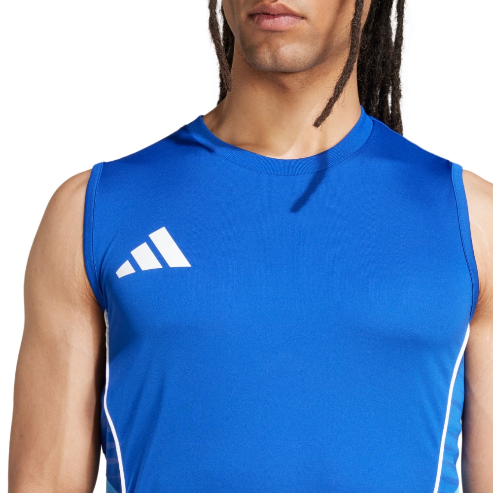 Men's adidas Tiro 25 Competition Sleeveless Jersey blue JI6575