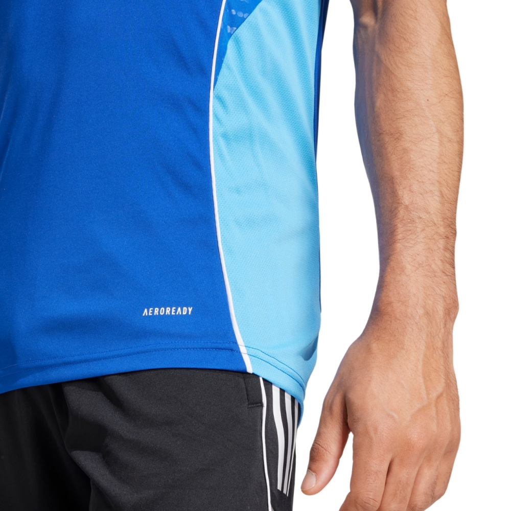 Men's adidas Tiro 25 Competition Sleeveless Jersey blue JI6575