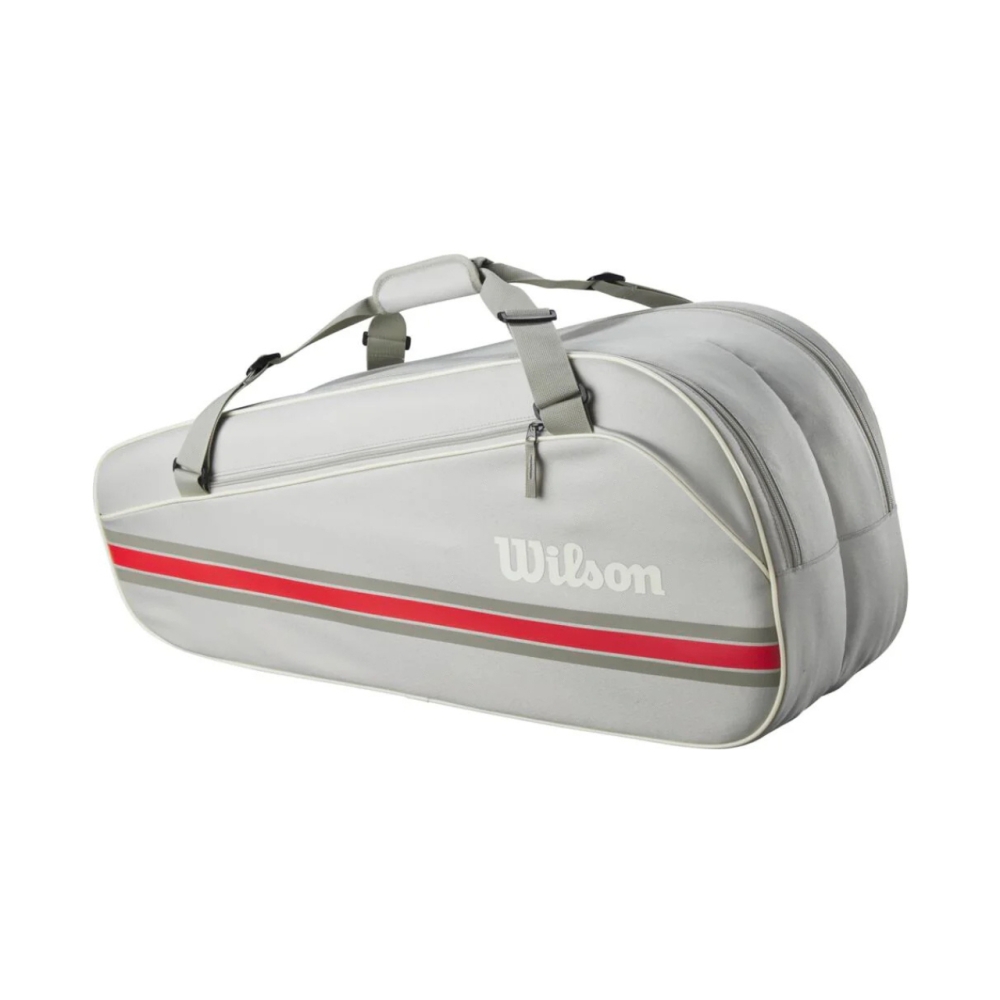 Wilson Team 6PK tennis bag gray and red WR8039903001