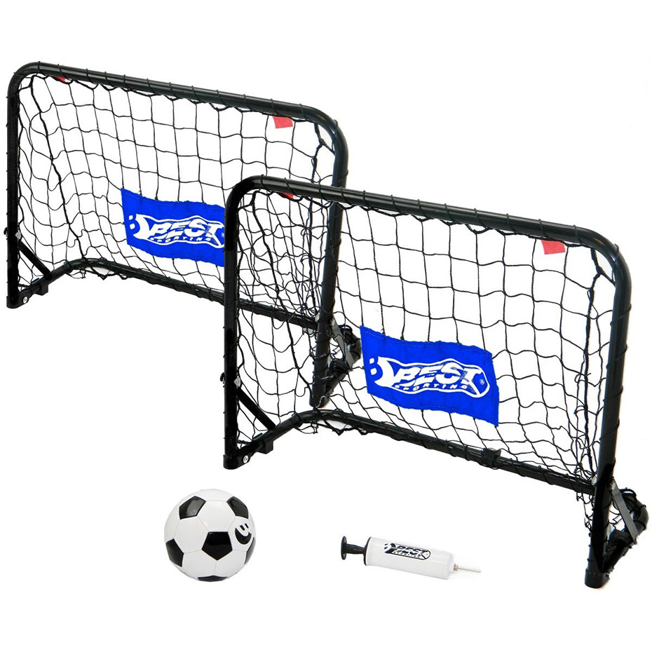 Metal goal set with net, ball, pump 60x45x24 Best Sporting 110895