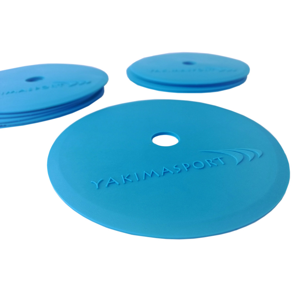 Field marker set Yakima Sport p? flat 10 pcs. blue 100583